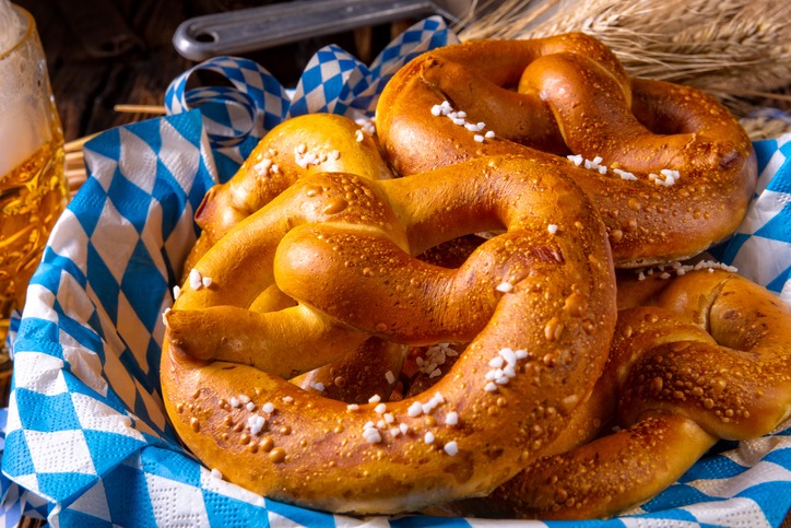 Salty pretzels