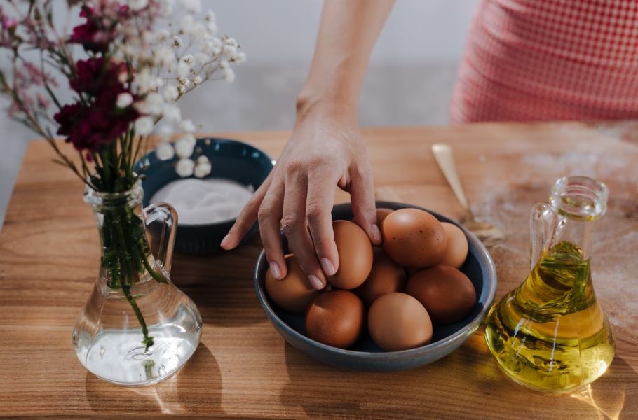 Organic eggs are produced from chickens raised organically. There are natural ways to feed and take care of your livestock